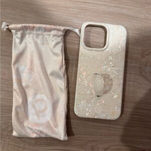 Loopy Case Cream Phone Case with Stand